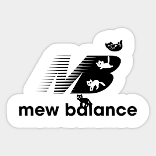 Mew Balance Sticker